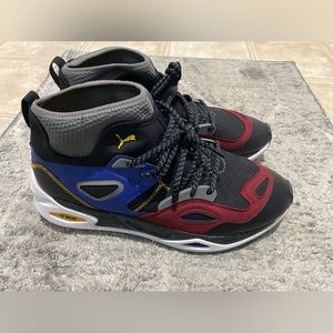 Puma TRC Blaze Mid WS 38616402 Mens Black Canvas Lifestyle Sneakers Shoes Sz 12.